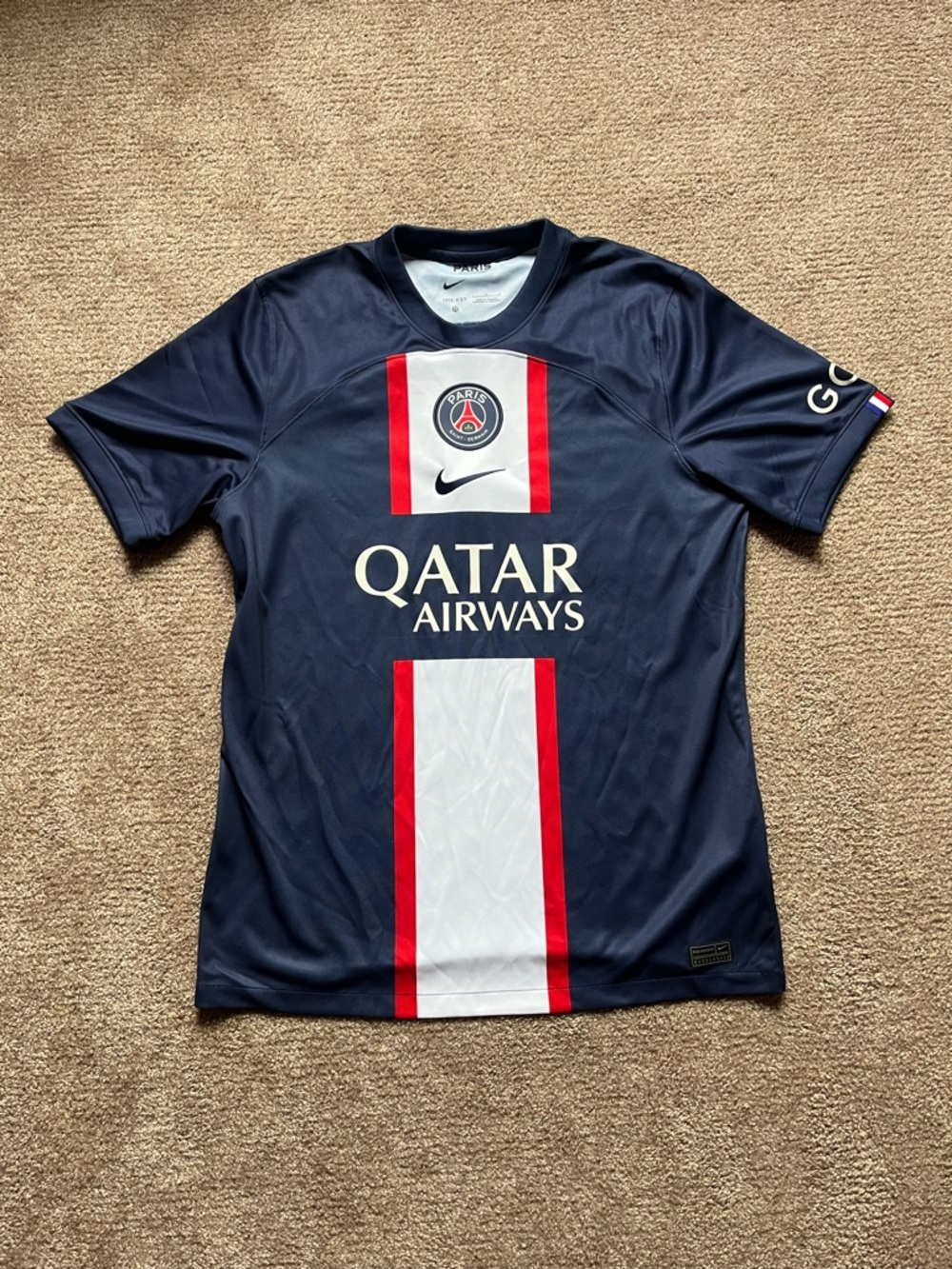 ‘22/‘23 PSG Navy Blue Home Nike Soccer Jersey